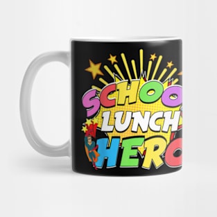 Lunch Hero Squad A Food Hearts School Lunch Hero Mug